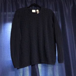 Women’s cable knit sweater